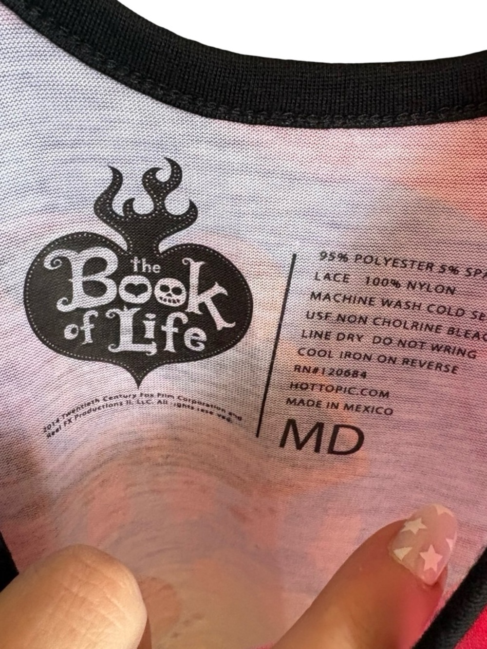 Book of Life Multicolor Graphic Tank Top with Sunset Scene - Picture 3 of 4